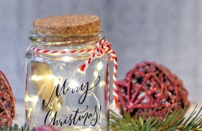 Tarros de luces para unas navidades ecológicas