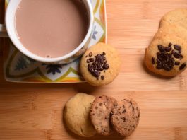 Galletas harina arroz y compota de manzana