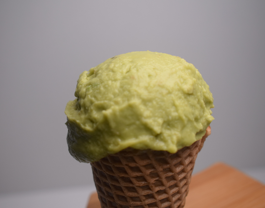 Helado de aguacate
