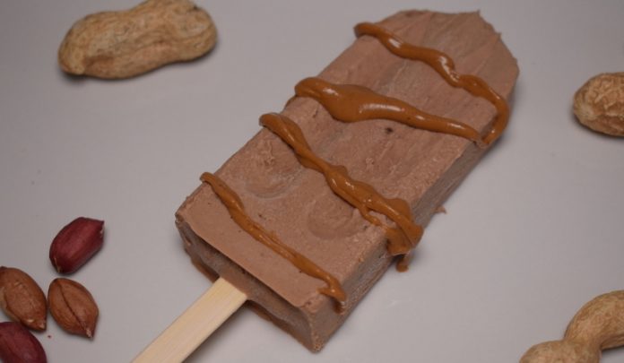 Helado choco_crema cacahuete Receta de helado de chocolate y crema de cacahuete