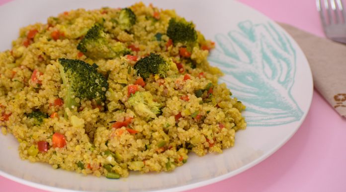 Receta de quinoa con verduras