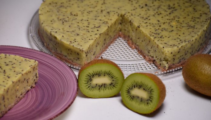Receta de tarta de kiwi