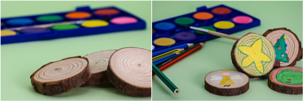 Adornos caseros con madera