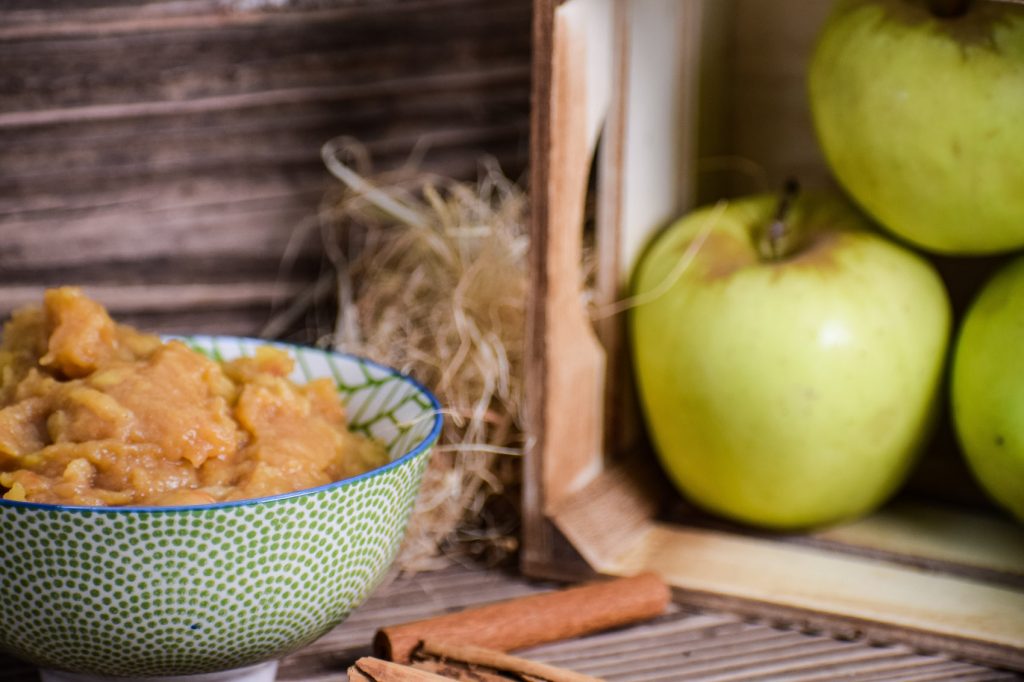 Compota manzana casera al horno